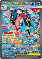Mega Greninja ex card, Chaos Rising 116/086