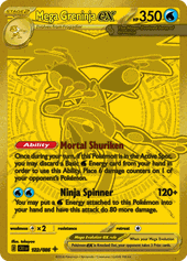 Mega Greninja ex card, Chaos Rising 122/086