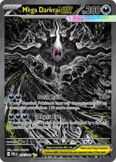 Mega Darkrai ex card, Pitch Black 116/084