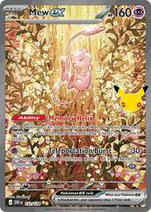 Mew ex card, 30th Celebration 152/128