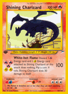 Shining Charizard card, Neo Destiny #107 (pictured: 1st Edition; price is for Unlimited)