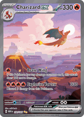 Charizard ex card, 151 199/165
