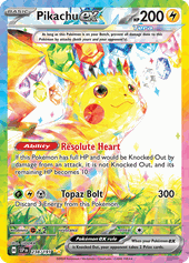 Pikachu ex card, Surging Sparks 238/191