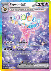 Espeon ex card, Prismatic Evolutions 155/131