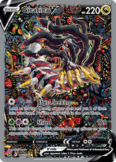 Giratina V card, Lost Origin 186/196