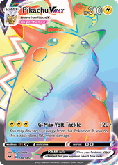 Pikachu VMAX card, Vivid Voltage 188/185