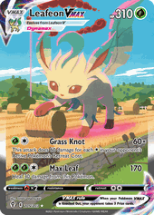 Leafeon VMAX card, Evolving Skies 205/203