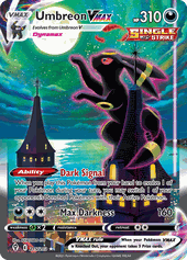 Umbreon VMAX card, Evolving Skies 215/203