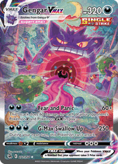 Gengar VMAX card, Fusion Strike 271/264
